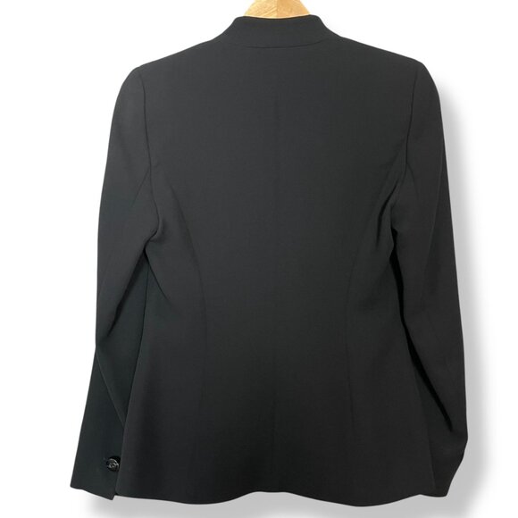 Escada Wool Blazer Jacket German Design Size 34 Grommet Detail MISSING BUTTON - Picture 2 of 16